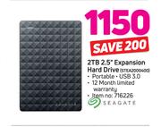 Seagate 2TB 2.5 Expansion Hard Drive STEA2000400