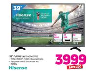 Hisense 39" Full HD LED Hx39N2176F