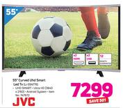 JVC 55" Curved UHD Smart LED  TV LT-55N776
