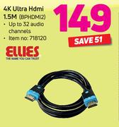 Ellies 4K Ultra HDMI 1.5m BPHDMI2