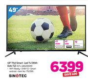 Sinotec 49"FHD Smart LED  TV With DVB-T2 49E2000M