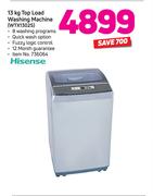 Hisense 13Kg Top Load Washing Machine WTX1302S