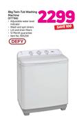 Defy 8Kg Twin-Tub Washing Machine DTT166