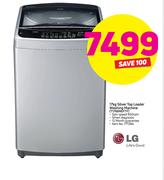 LG 17Kg Silver Top Loader Washing Machine T1766NEFTF