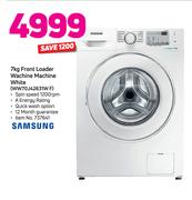Samsung 7Kg Front Loader Washing Machine White WW70J42631WF