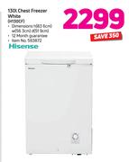 Hisense 130Ltr Chest Freezer (White) H130CF