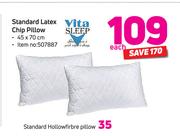 Vita Sleep Standard Latex Chip Pillow-Each