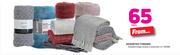 Assorted Throws In Single, Double Or Queen-Each