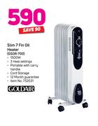 Goldair Slim 7 Fin Oil Heater GSOR-700