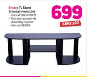 Encore TV Stand Entertainment Unit Excluding Accessories