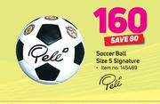 Peli Soccer Ball Size 5 Signature