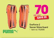 Puma EvoForce 2 Soccer Shine Guard-Per Pair
