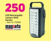 Magneto LED Rechargable Lantern With Handle