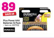 Duracell Plus Power AAA Batteries 12 Pack-Per Pack