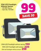 20W LED Floodlight Without Sensor-Each
