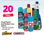 Shield Vinyl Plastic And Rubber Care 200Ml-Each