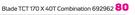 Torkcraft Blade TCT 170x40T Combination 692962