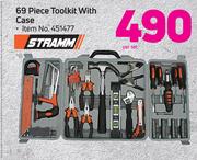Stramm 69 Piece Toolkit With Case-Per Set