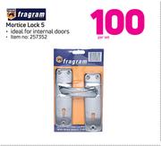 Fragram Mortice Lock 5-Per Set
