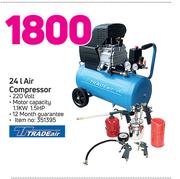 Tradeair 24Ltr Air Compressor 