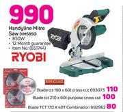 Ryobi Handyline Mitre Saw HMS850