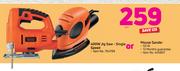 Black & Decker 400W Jig Saw-Single Speed Or Mouse Sander-Each