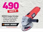 Black&Decker 900W Angle Grinder
