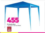 Out & About Pe Gazebo (Blue) 2.4x2.4m