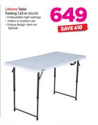 Lifetime Table Folding 1.22m 80206