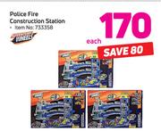 Adventure Wheels Police Fire Construction Station-Each