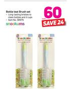Snookums Bottle Teat Brush Set-Each