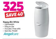 Anglecare Nappy Bin White
