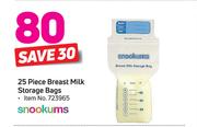 1Snookums 25 Piece Breast Milk Storage Bags