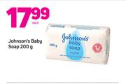 Johnson's Baby Soap 200g-Each