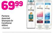 Pantene Assorted Shampoo Or Conditioner 400ml-Each