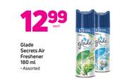 Glade Secrets Air Freshener 180ml-Each