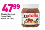 Nutella Hazelnut Spread With Cocoa Jar-350g