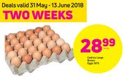 Cedrics Large Brown Eggs 30's-Per Pack