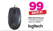Logitech M90 Wired Mouse