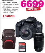Canon Eos 1300D Twin Lens Camra Bundle