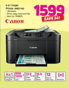 Canon 4-In-1 Inkjet Printer MB2140