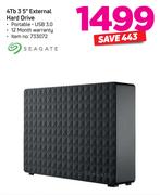 Seagate 4TB 3.5" External Hard Drive