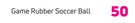 Game Rubber Soccer Ball-Each