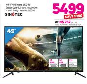 Sinotec 49" FHD Smart LED TV With DVB-T2 STL-49E2000M