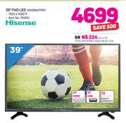 Hisense 39" FHD LED HX39N2176F