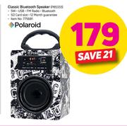 Polaroid classic sale bluetooth speaker