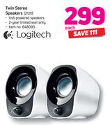 Logitech Twin Stereo Speakers Z120-Each
