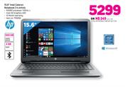 HP 15.6" Intel Celeron Notebook 15-AY032