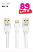 Swiss 2 m Lightning Cable-Each