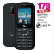 Mobicel Feature C1 Black 1.8" Phone MC1B